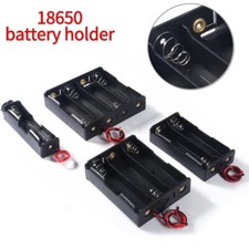 18650 Battery Case Holder with Lead Wire Bundle 1/2/3/4 Slots 3.7V Series