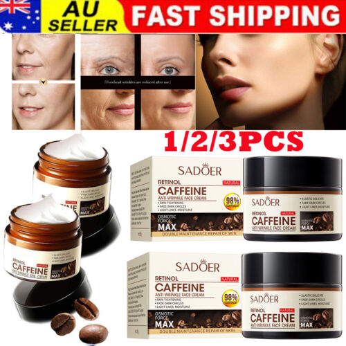 3X Wrinkle Remover Instant Anti-Aging Retinol Face Cream Skin Tightening Firming - Picture 1 of 10