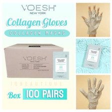 Voesh Collagen Gloves Mint Botanical Extracts Box of 100 pairs