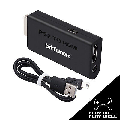 Bitfunx HDMI-compatible Converter Adapter Ypbpr Input for Sony PS2