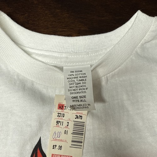 NOS Vintage 80s/90s Single Stitch Pinocchio T Shirt Size Small? Read - Picture 4 of 24