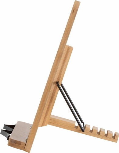 Tischnotenpult Tischständer Notenpult Notenstativ Bambus Holz Noten Klemme groß - Bild 10 von 12