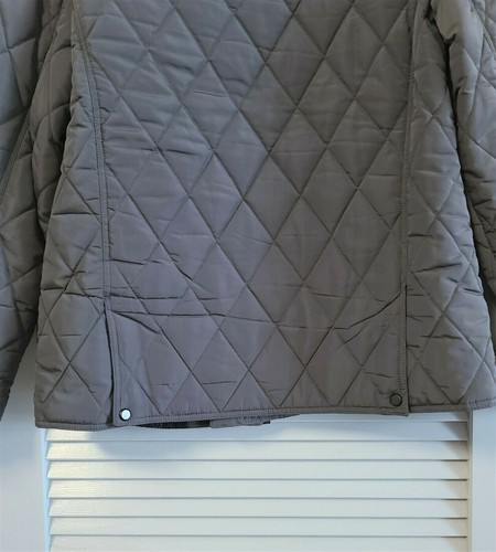 DKNY gray stitched filling high-neck long slev jacket XL - Picture 3 of 4