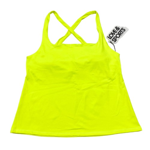 Love & Sports Womens Size XXL 20 Selena Tank Top Yellow