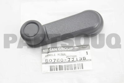 80760JJ13B Genuine Nissan HANDLE ASSY-DOOR WINDOW REGULATOR 80760