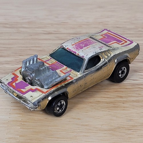 Hot Wheels 1970 Gold Chrome Pink Rodger Dodger Blackwall Tires Hong Kong - Picture 4 of 12