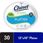 Premium Disposable Paper Platters Steaks Sides Holiday Everyday Leak-resistant