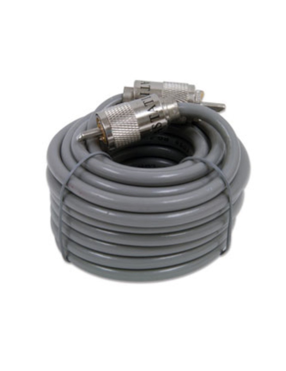 18ft LOW LOSS 98% Astatic Super Shield Rg8x Coax Jumper Cable