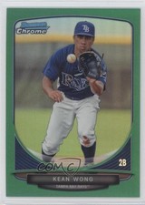 2013 Bowman Draft Picks Chrome Green Refractor 31/75 Kean Wong #BDPP51 0a1