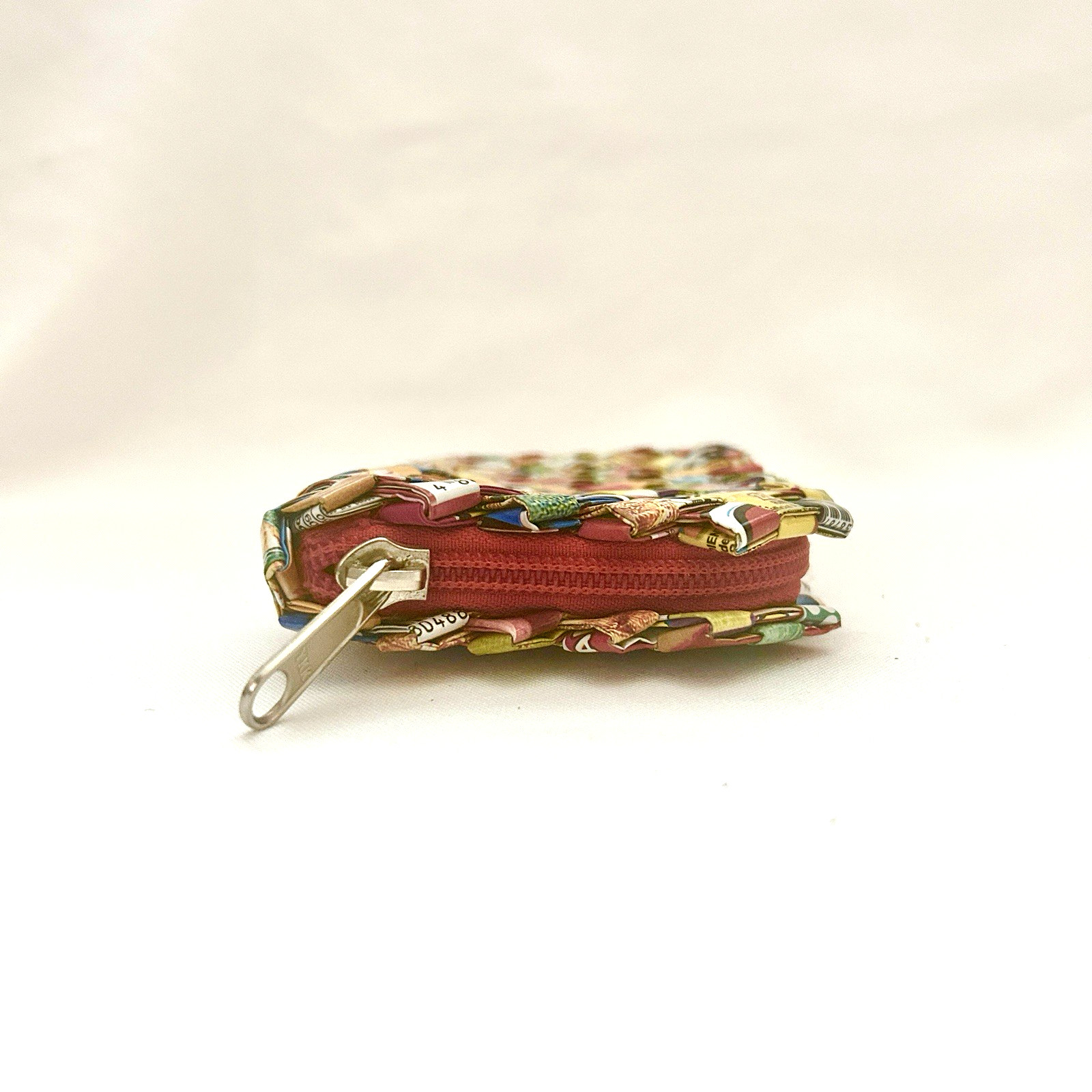 Handmade Candy Wrapper Upcycle Recycled Zipper Co… - image 6