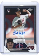 2023 Brent Headrick Topps Chrome Update Auto RC #AC-BH (H346) $6 MAX SHIP