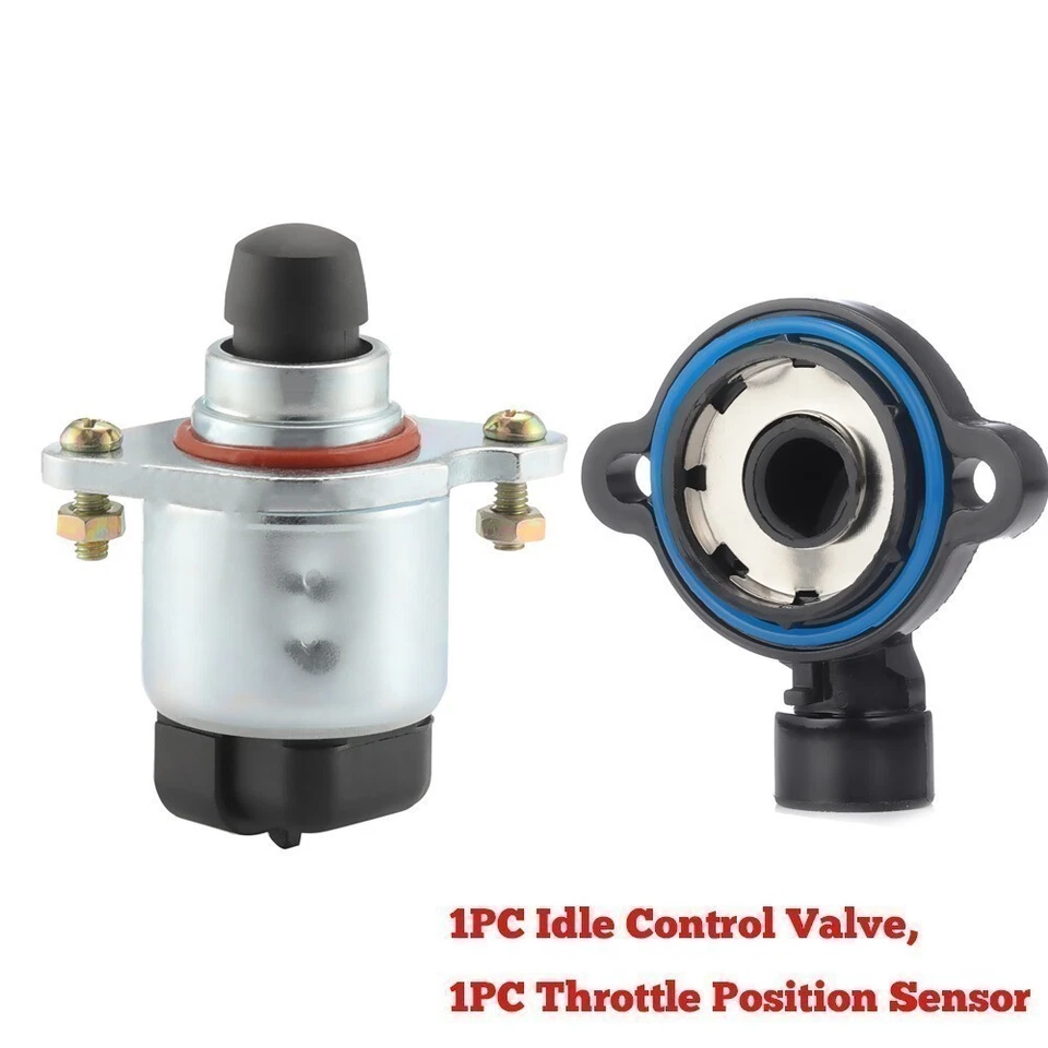Nuevo sensor de posición del acelerador y juego de válvulas de control de aire de ralentí para motor Chevy GM Foto 3 de 4