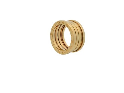 Bvlgari B.zero1 Vierbandring in 18 kt Gelbgold Größe 5