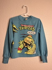 Vintage Teenage Mutant Ninja Turtles Michelangelo Shirt Youth 8-10