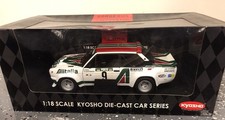 KYOSHO 1/18 FIAT 131 ABARTH ALITALIA Portugal Rally 1978 #9 (08371B)- RARE  NEW!