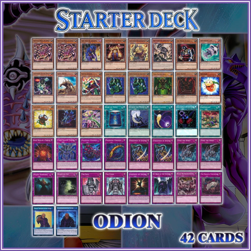 STARTER DECK ODION 42 | Embodiment Apophis Judgment Anubis Trap YuGiOh🔥 - Image 2 of 2