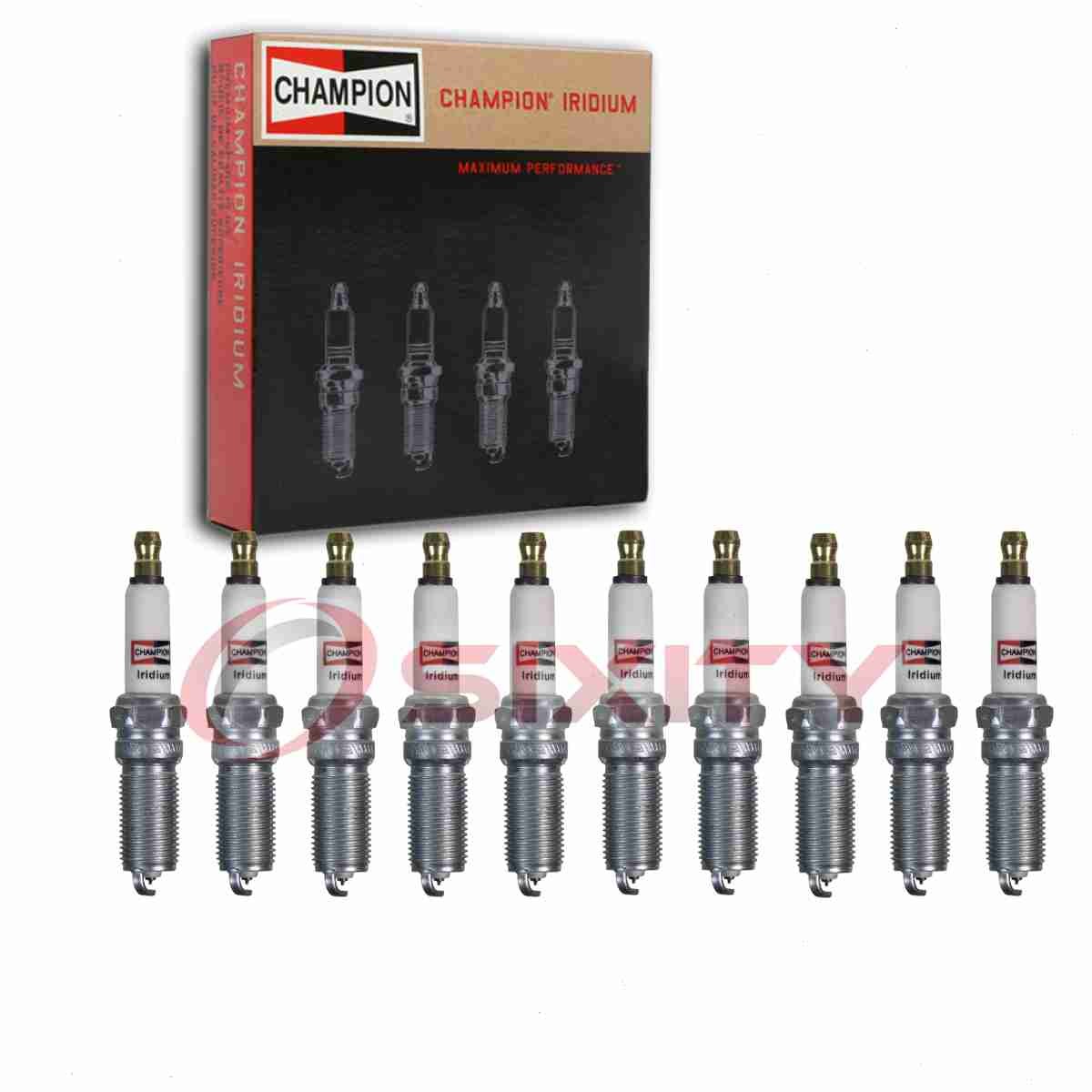 10 pc Champion Iridium 9300 Spark Plugs for RES12WYPB4 5476 Ignition Wire vp