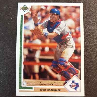 1991 Upper Deck Final Edition Ivan Rodriguez Rookie Card Texas Rangers