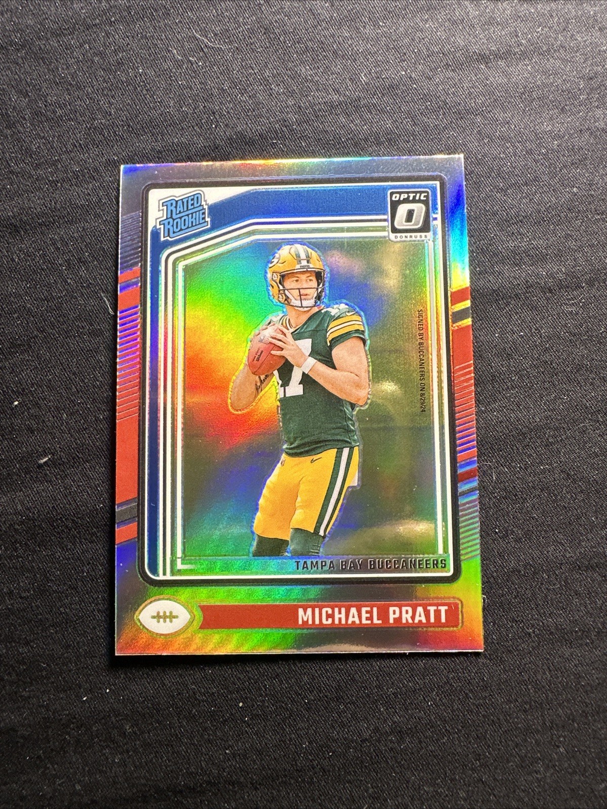 Michael Pratt HOLO 2024 Donruss Optic Holo Silver RC Rated Rookie #280 Tampa Sp