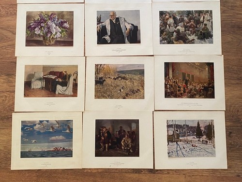 Album d’art soviétique rare – Galerie Tretiakov, 1955 – 47 planches couleurs - Picture 8 of 21