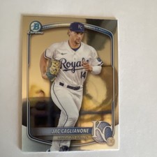 2025 Bowman Chrome Prospects Jac Caglianone BCP-103 Kansas City Royals