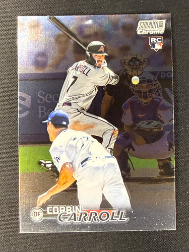 Corbin Carroll [Chrome] #131 2023 Stadium Club card