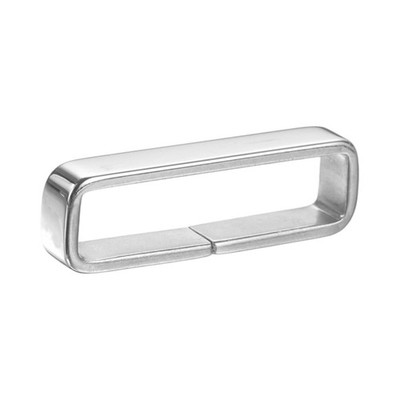 Metal Watch Band Loops 22mm Stainless Steel Watch Band Keeper Silver