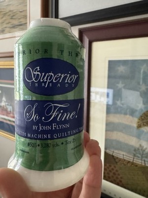 Superior Threads So Fine! 50wt/3-Ply 3280 Yards #484 Green Valley