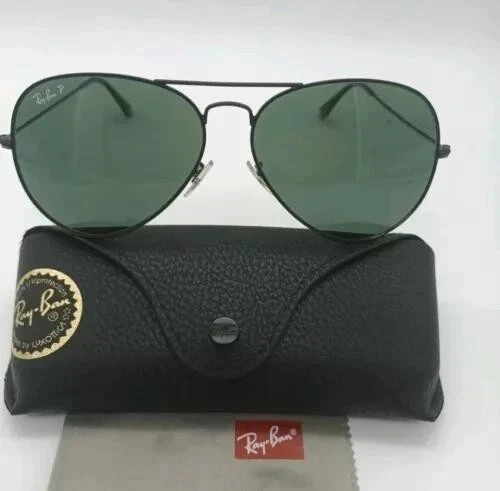 Ray Ban Used Ladies Gents Unisex Sunglasses Clubmaster Black & Gold RB3016, photo 4 of 5