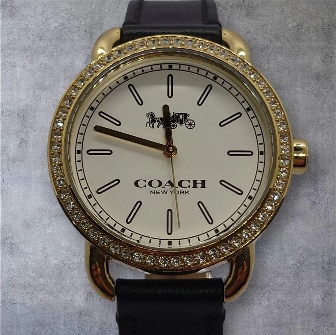 COACH CA.105.7.95.1204S Quartz Watch Wristwatch Works Women 3861