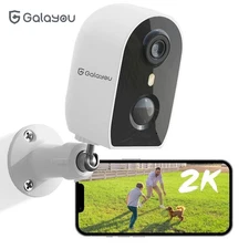 Galayou 2K Battery Powered Wifi Security Camera Wireless Outdoor Ai Detection