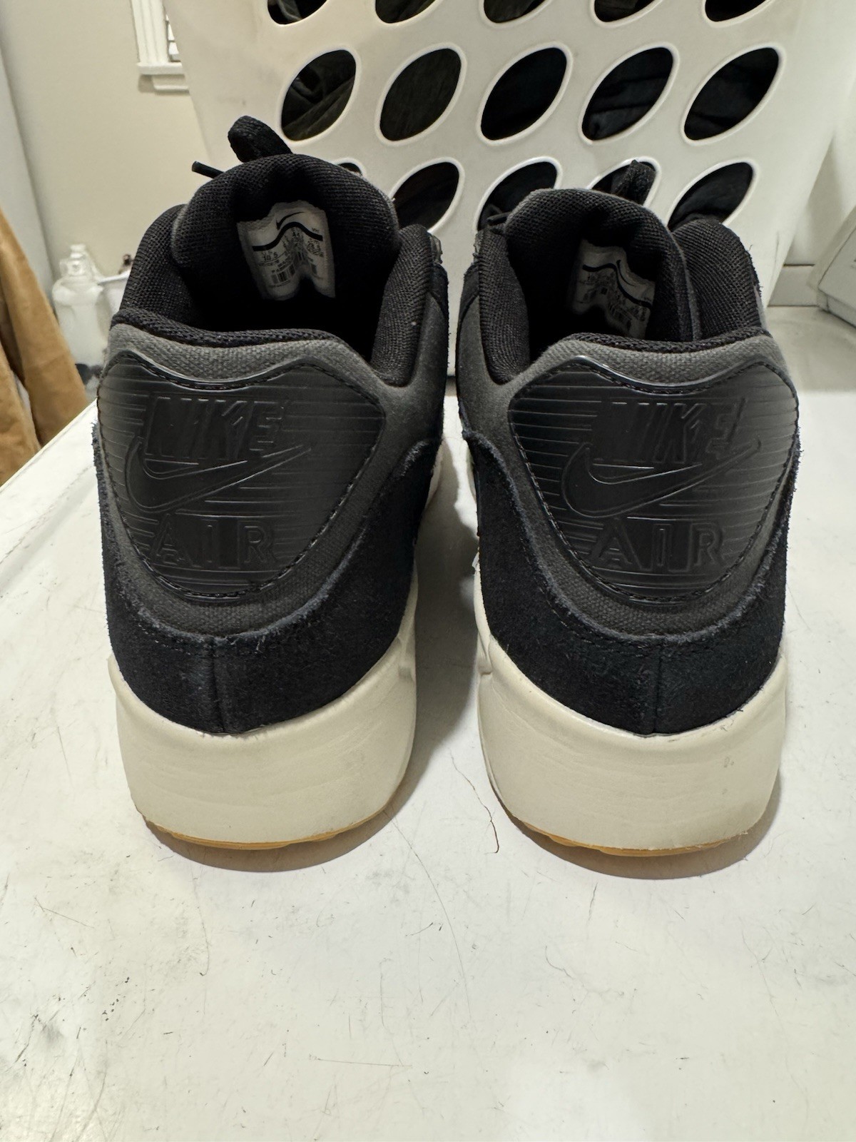 Nike Air Max 90 Ultra 2.0 Men's Sneakers Black Gum Suede Size 10.5 thumbnail 7