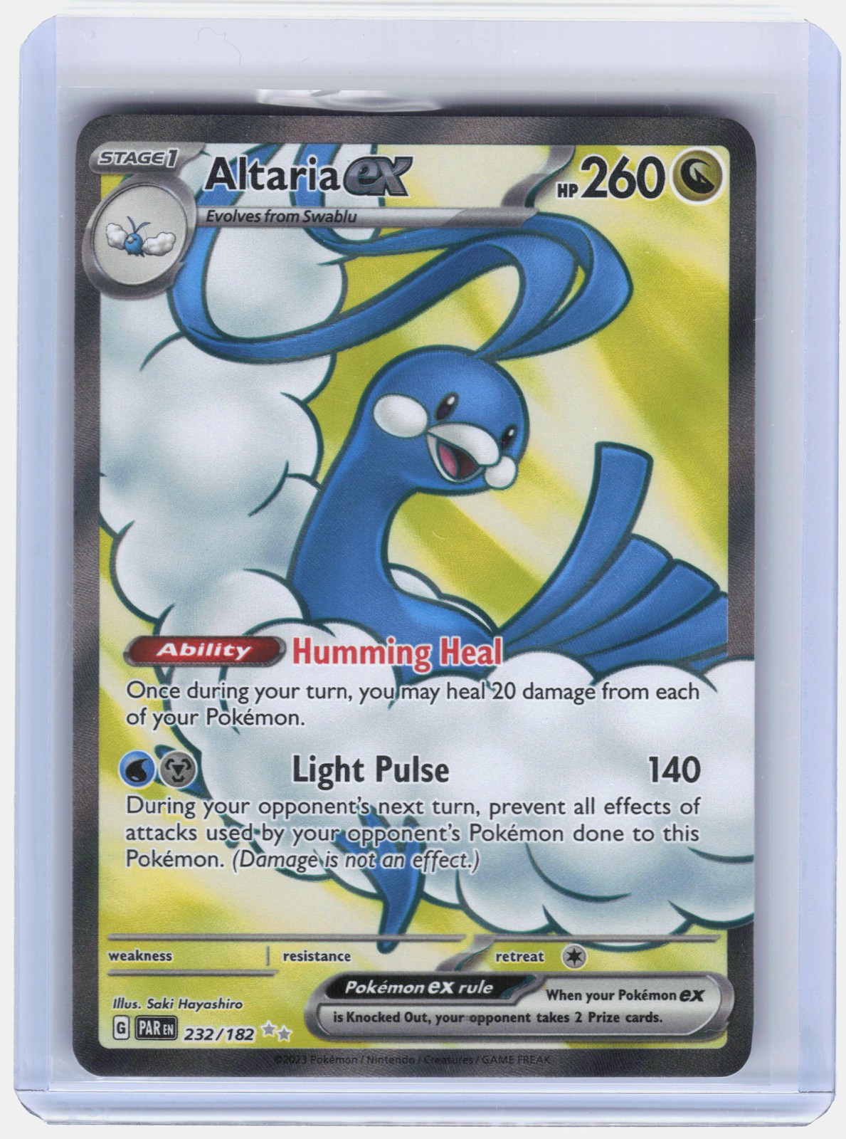 Pokemon SV04: Paradox Rift #232/182 Altaria ex