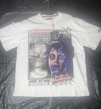 Hellstar Breaking News T-shirt White Size L L...