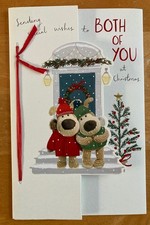 'To Both of You' 3D Boofle Christmas Card - 9"x6" - Clintons - Xmas