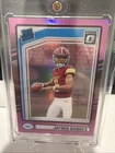 2024 Panini Donruss - Rated Rookie Jayden Daniels #389 Optic Preview Pink Prizm