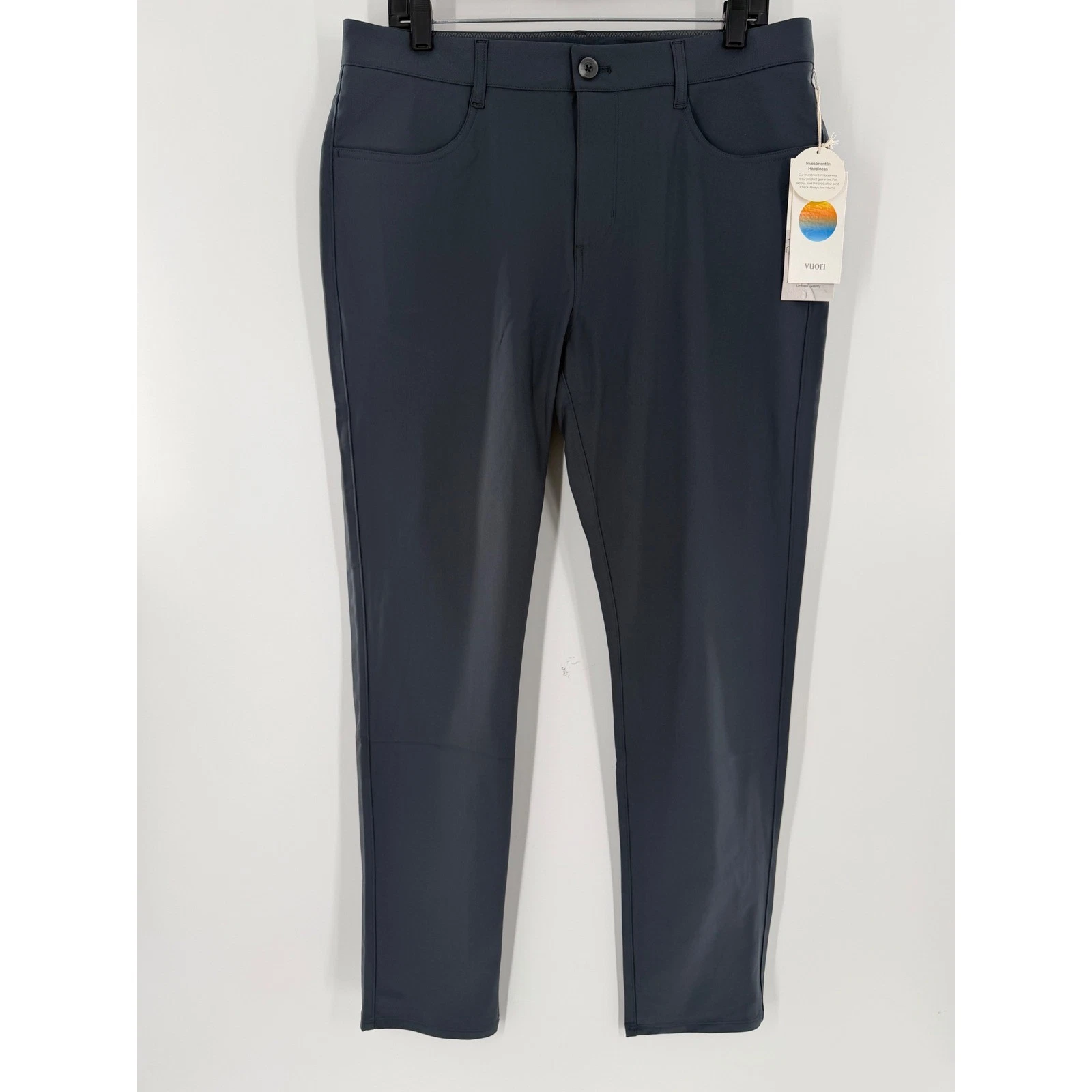 Vuori Meta Pant Athletic Slim 30 Charcoal Mens Size 33 V430-S New NWT