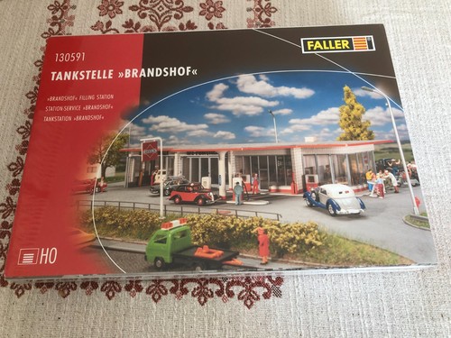 Faller H0 1/87 kit 130591 gasolinera incendio en caja sin abrir | Condition: Neu