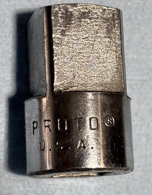 Vintage Proto Tools 5653 1/2'' Drive Female To 3/4'' Drive Male Socket Adapter USA