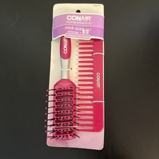 Conair All Purpose Styling Nylon Pin 2 Pieces Brush  Comb Set 2009