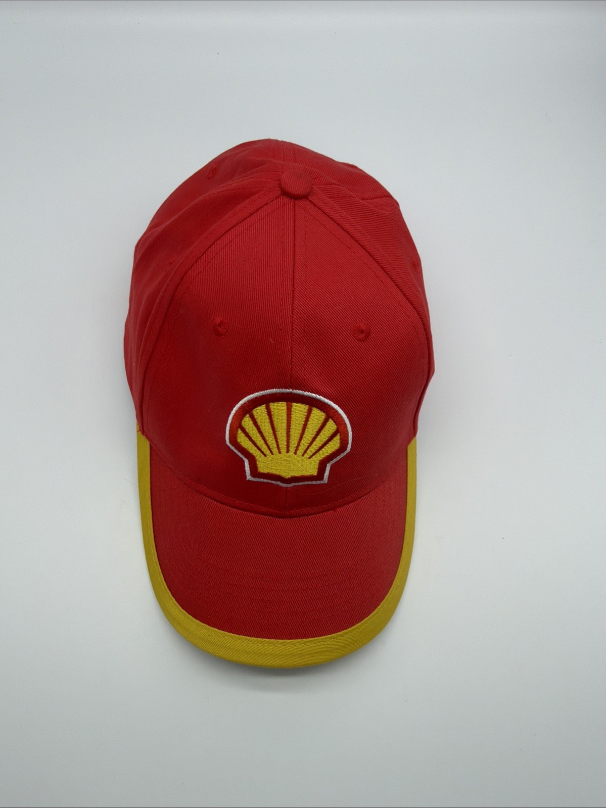 Shell Gasoline Red Yellow Adjustable Strap Baseba… - image 4