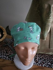 SNOOPY EASTER   Handmade SURGICAL SCRUB CAPS