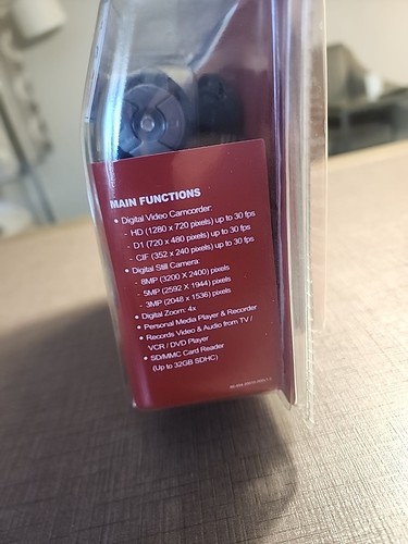 Brand New SEALED NOS Blue Aiptek HD Camcorder Video Camera 1280 x 720p - Picture 5 of 12