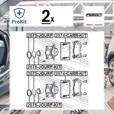 2x ORIGINAL® Febest Reparatursatz, Bremssattel Vorne für Jeep WRANGLER III