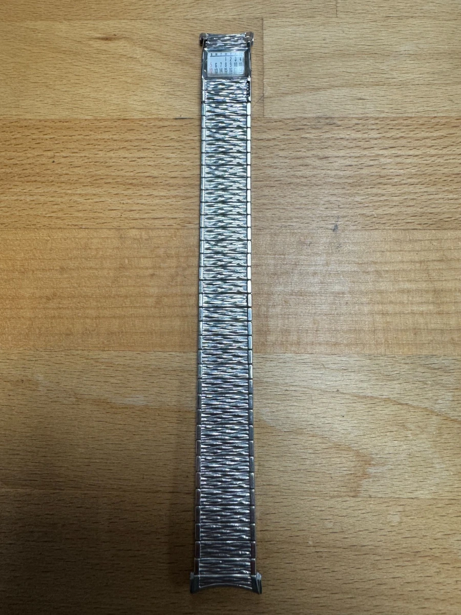 Bracelet De Montre Extensible Speidel Vintage – Acier Inoxydable 18,5 Mm
