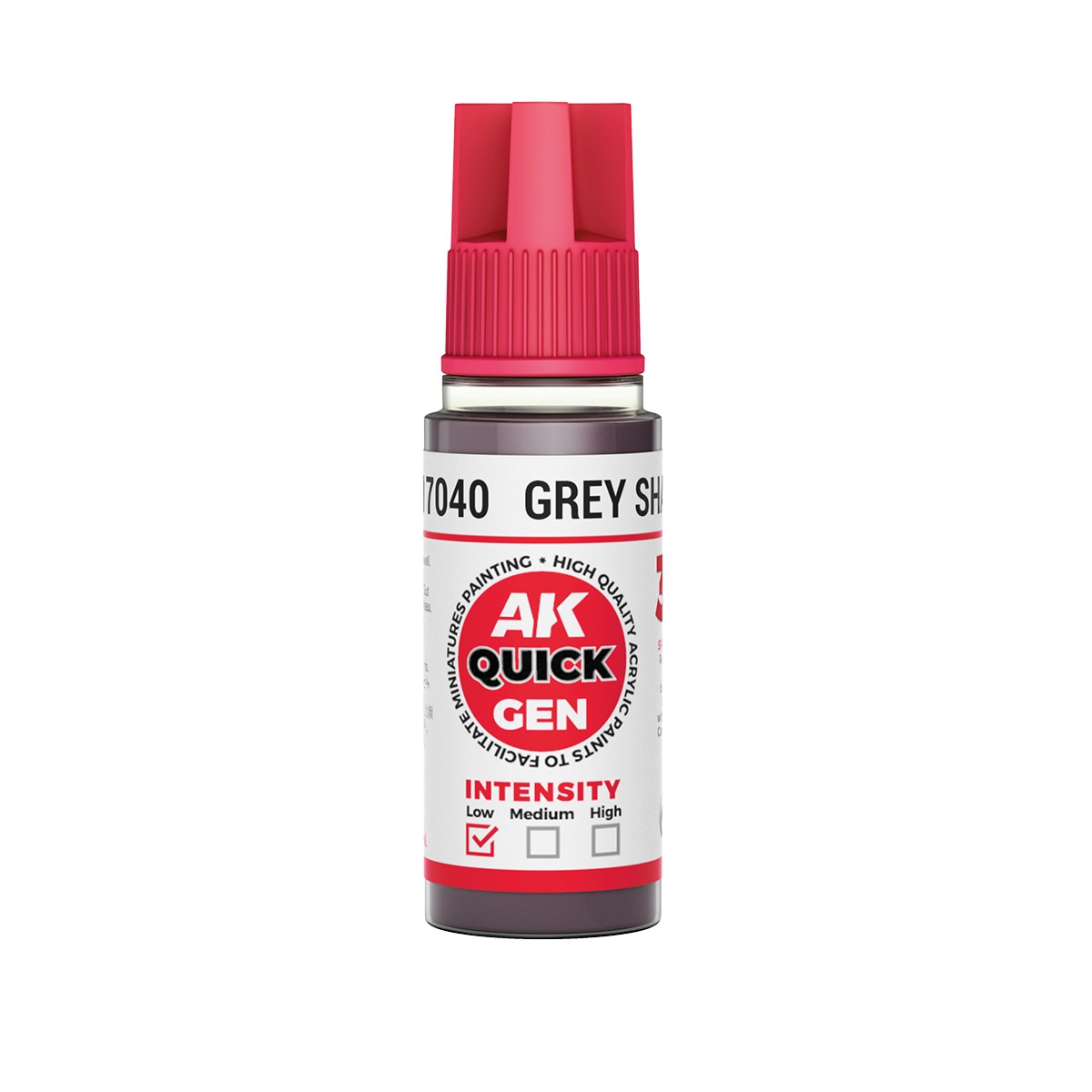 AK Interactive Quick Gen 17040 Grey Shadow 18ml Acrylic Paint