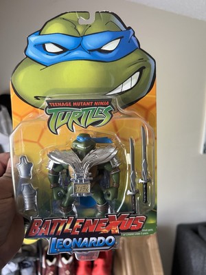 Teenage Mutant Ninja Turtles Battle Nexus Leonardo 5'' Figure NEW 2004 Playmates