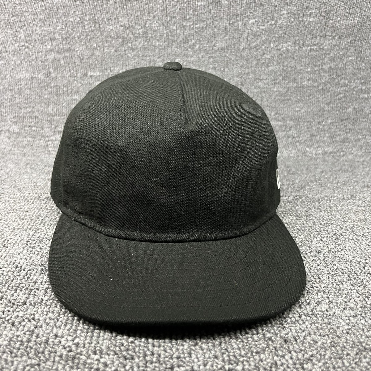 New Era 9FIFTY Blank Black Snapback Hat Plain Custom Adjustable Cap OSFM