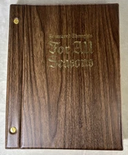 Treasured Thoughts For All Seasons 1979 Hardcover Book Troy Ohio Hobart Brothers