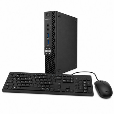 Dell Micro PC Bundle | Intel i3-6100T | 8GB RAM | 256GB SSD | Windows 11 | KM